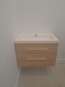 KIT VANITÉ AVEC COMPTOIR 31" BOIS NATUREL ÉDITION SPÉCIALE (QUANTITÉES LIMITÉES)