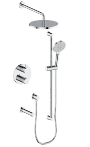 Vogt - garniture WORGL pour kit de douche thermostatique à 3 voies - chrome (Valve VE.220 non incluse)