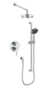 Vogt – garniture WORGL pour kit de douche à pression équilibrée à 2 voies - chrome (Ve.210 valve est requise)