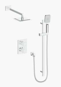 Vogt - garniture KAPFENBERG pour kit de douche thermostatique à 2 voies - chrome (Valve Ve.220 est pas incluse)