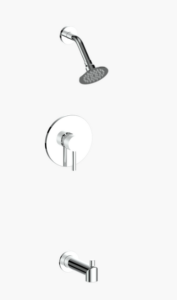 Vogt - WÖRGL ensemble de douche à pression équilibrée 1 voie - chrome - chrome (valve incluse)