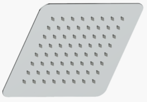 Vogt - 8" square stainless steel shower head - chrome
