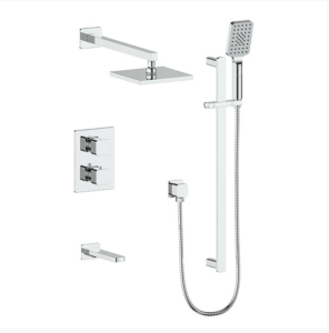 Vogt - NIVEAU ensemble de douche thermostatique - chrome