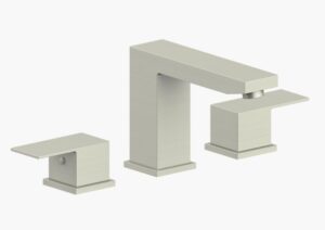 Vogt -  KAPFENBERG robinet de lavabo 8" c.c système de vidange automatique - nickel brossé