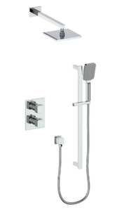 Vogt - garniture NIVEAU pour kit de douche thermostatique à 2 voies - chrome (Valve VE.220 non incluse)
