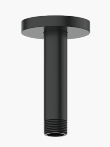 Vogt - Bras de douche rond 4" monté au plafond - noir mat