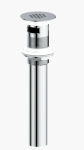 Vogt - bonde à grille avec trop-plein - chrome