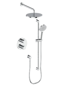 Vogt - garniture WORGL pour kit de douche thermostatique à 2 voies - chrome (Valve VE.220 est requise)