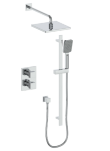 Vogt - garniture KAPFENBERG pour kit de douche thermostatique à 2 voies - chrome (La valve Ve.220 est requise)