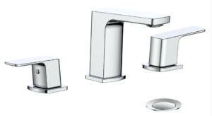 Vogt - robinet de lavabo NIVEAU entraxe 8" avec drain à clapet - chrome