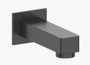 Vogt - Bec de bain carré - noir mat