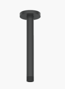 Vogt - Bras de douche rond 8" monté au plafond - noir mat
