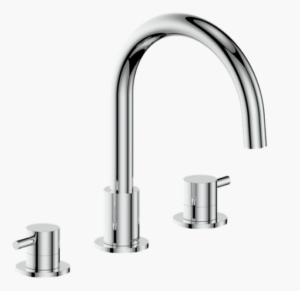 Vogt - robinet WÖRGL entraxe 8" avec drain à clapet - chrome