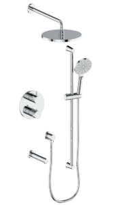 Vogt - WORGL ensemble de douche thermostatique 3 voies - chrome (valve incluse)