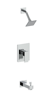 Vogt - KAPFENBERG ensemble de douche pression équilibrée 1 voie - chrome (valve incluse)