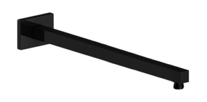 Vogt - Bras de douche mural carré 16" - noir mat