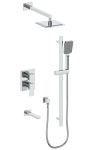 Vogt - KAPFENBERG ensemble de douche pression équilibrée  3 voies - chrome (valve incluse)