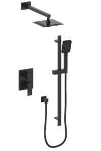 Vogt - garniture KAPENBERG pour kit de douche pression équilibrée à 2 voies - noir mat (La valve VE.210 est requise)
