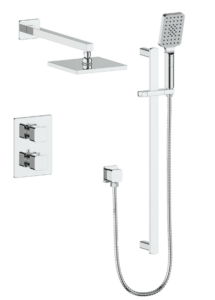 Vogt - NIVEAU ensemble de douche thermostatique 2 voies - chrome (valve incluse)