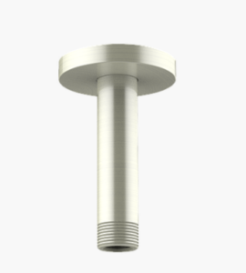 Vogt - Bras de douche rond 4" monté au plafond - nickel brossé