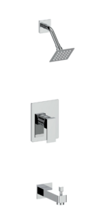Vogt – garniture KAPENBERG pour kit de douche pression equilibre à 1 voie - chrome (La valve ve.110 est requise)