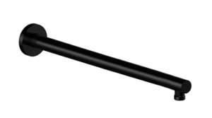 Vogt - Bras de douche mural rond 16" - noir mat