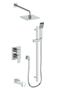 Vogt - garniture WORGL pour kit de douche pression équilibrée à 3 voies - chrome (Valve VE.310 non incluse)