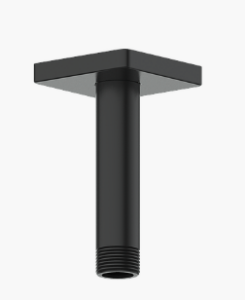 Vogt - Bras de douche carré de plafond 4" - noir mat
