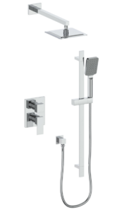 Vogt - garniture KAPFENBERG pour kit de douche pression équilibrée  à 2 voies - chrome (valve pas inclus)