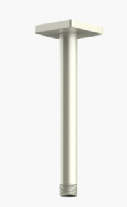 Vogt - Bras de douche carré 8" monté au plafond - nickel brossé
