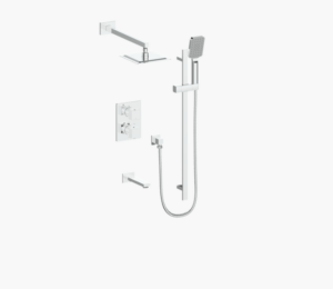Vogt - garniture KAPENBERG pour ensemble de douche thermostatique 3 voies - chrome (La valve VE.320 pas inclus)