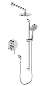 Vogt - WORGL ensemble de douche pression équilibrée 2 voies - chrome (valve incluse)