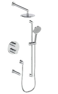 Vogt - WORGL ensemble de douche thermostatique 3 voies - chrome (valve incluse)