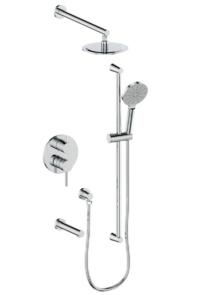Vogt - garniture WORGL pour kit de douche pression équilibrée  à 3 voies - chrome (valve pas inclue TM.WL.310)