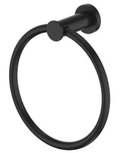 Vogt - WORGL anneau porte-serviettes - noir mat