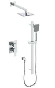 Vogt - KAPFENBERG ensemble de douche pression équilibrée 2 voies - chrome (valve incluse)