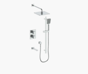 Vogt - KAPFENBERG ensemble de douche thermostatique à 3 voies - chrome (valve incluse)