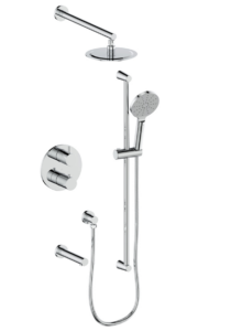 Vogt - garniture WORGL pour kit de douche thermostatique à 3 voies - chrome (La valve Ve.320  pas incluse)