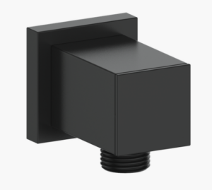 Vogt - Connecteur coude réglable carré - noir mat