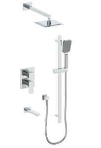 Vogt - garniture KAPENBERG pour kit de douche pression équilibrée  à 3 voies - chrome (Valve VE.310 non incluse)