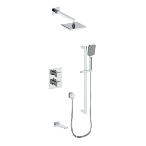 Vogt - garniture NIVEAU pour ensemble de douche thermostatique 3 voies - chrome (La valve VE.320 pas incluse)