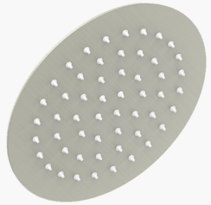 Vogt -  8" round stainless steel shower head - brushed nickel