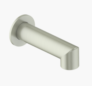 Vogt - Bec de bain rond à emboîtement - nickel brossé