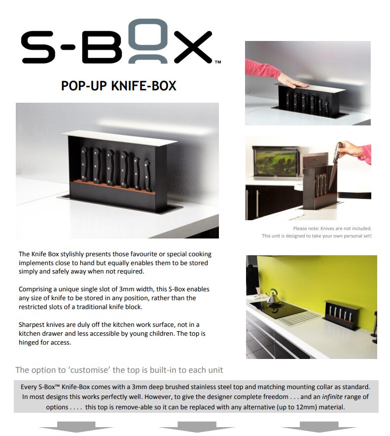 S-box for knives SPKB - Knife Box
