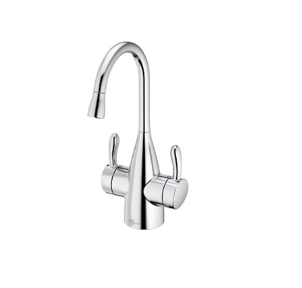 InSinkErator - Collection Showroom Transitional 1010 Robinet d'eau chaude et froide instantanée - Chrome