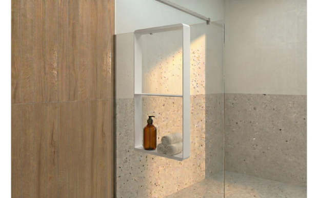 ODASS Shower niche - 30" x 14" - Iona White