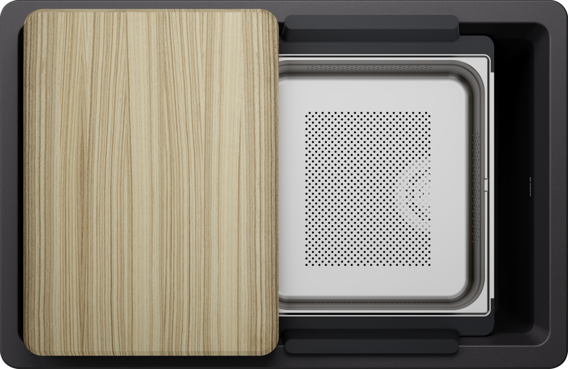 Blanco inteos 30 SILGRANIT coal black - Includes GRID 443344
