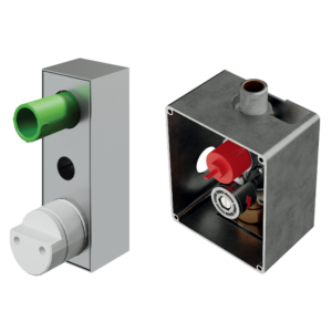AQUABRASS Rwaa1395zz01 BRUTE DE VALVE POUR ROBINET DE LAVABO MURAL SANS CONTACT