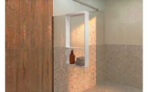 ODASS Niche de douche - 22 5/8" x 10" - Bellot Blanc