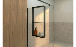 ODASS Niche de douche - 30" x 14"- IONA Noir